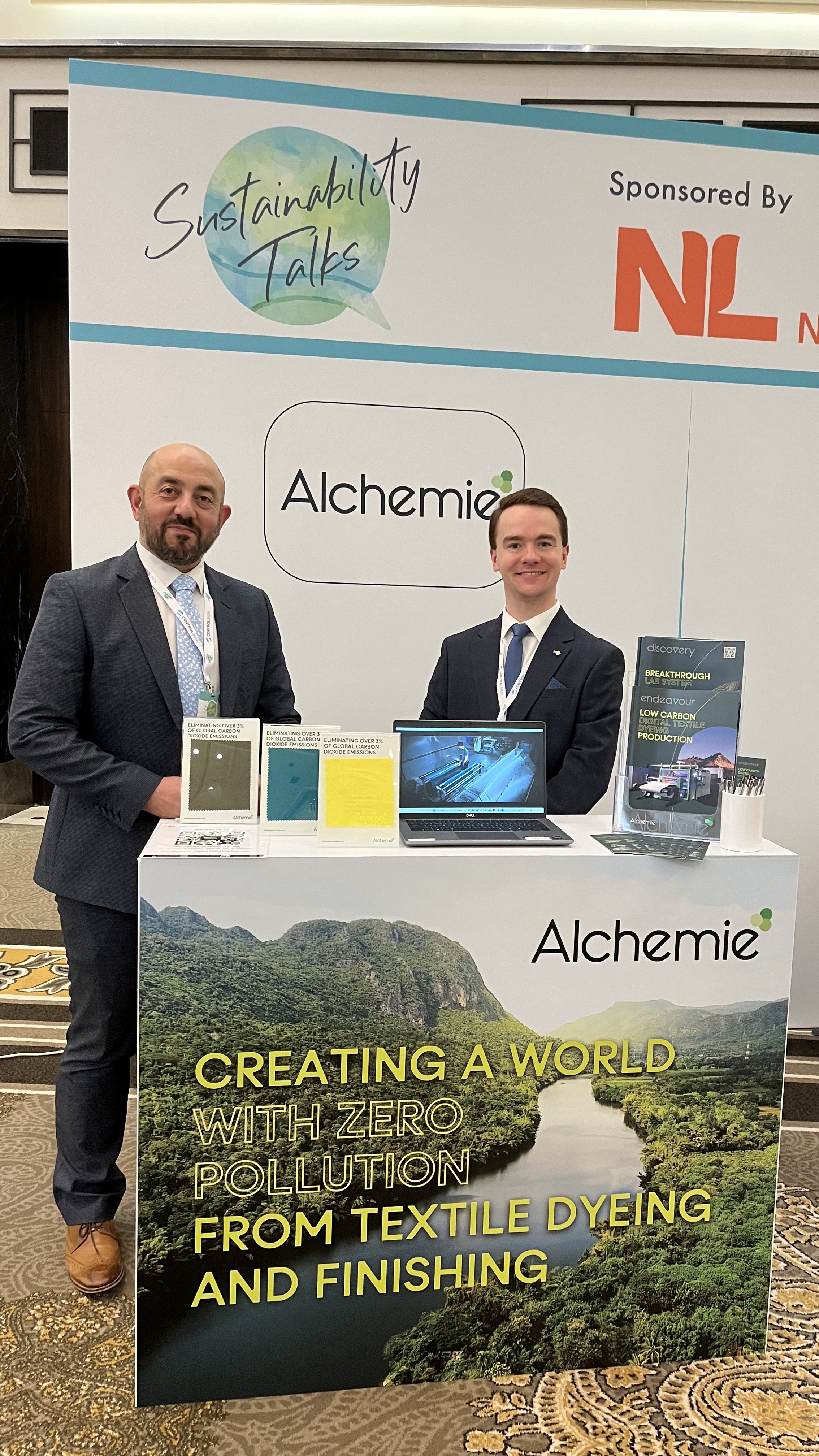 Alchemie&#39;s Innovation and Collaboration Hub stand at Sustainability Talks, Istanbul