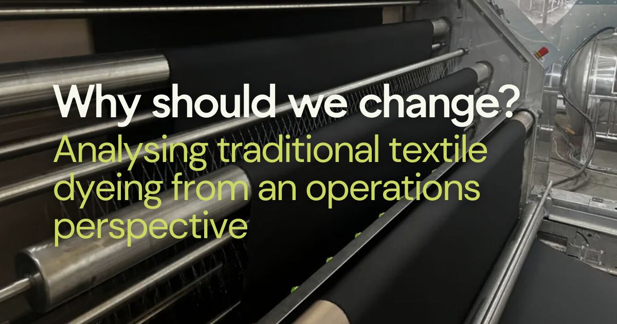 Why should we change from traditional textile dyeing - Open graph